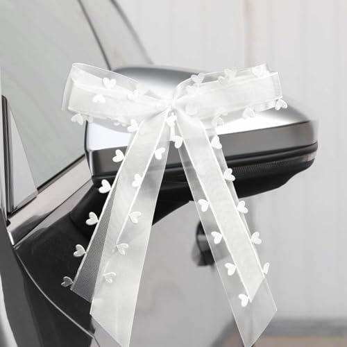 Norhogo 50 Stück Autoschleifen Hochzeit, Weiß Autoschleifen Hochzeit Deko Schleifen Hochzeit Deko Vintage Antennenschleifen Autoschleifen Set, Handgemacht Satinband FüR Hochzeits 25 * 12cm Norhogo 50 Stück Autoschleifen Hochzeit, Weiß Autoschleifen Hochzeit Deko Schleifen Hochzeit Deko Vintage Antennenschleifen Autoschleifen Set, Handgemacht Satinband FüR Hochzeits 25 * 12cm von Norhogo
