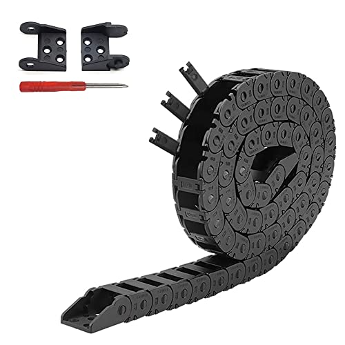 Norhogo Miniaturmaschinen Einfädelkette Brückenkette schleppkette, kabelkette, Geräuscharme Kabelschleppkette, Nylonkette Drahtträger für 3D-Drucker und CNC-Maschinen, 1m*10mm*20mm, Außen offen Norhogo Miniaturmaschinen Einfädelkette Brückenkette schleppkette, kabelkette, Geräuscharme Kabelschleppkette, Nylonkette Drahtträger für 3D-Drucker und CNC-Maschinen, 1m*10mm*20mm, Außen offen von Norhogo