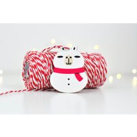 Schneemann Capybara Holz Ornament Weihnachtsschmuck Schneemann Capybara Holz Ornament Weihnachtsschmuck von Noristudio