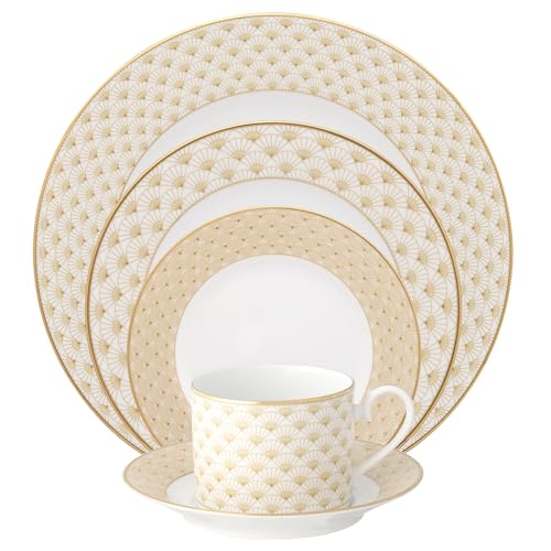 Noritake Trocadero Gold 5-teiliges Gedeck Service für 1 Noritake Trocadero Gold 5-teiliges Gedeck Service für 1 von Noritake