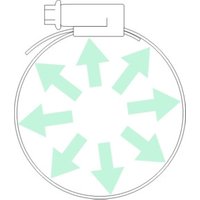 NORMACLAMP Schneckengewindeschelle TORRO,70-90mm,9mm W1 von Norma