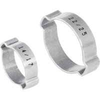 Norma - 2-Ohr-Klemme 1107012027 Bündel-Ø-Bereich 23 bis 27 mm Silber 1 St. Norma - 2-Ohr-Klemme 1107012027 Bündel-Ø-Bereich 23 bis 27 mm Silber 1 St. von Norma