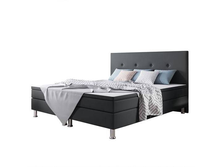 Boxspringbett Jump 180x200 Webstoff Anthrazit Typ 2 Boxspringbett Jump 180x200 Webstoff Anthrazit Typ 2 von Norma24