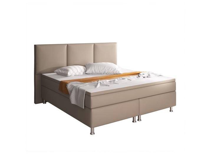 Boxspringbett Oslo 180x200 cm Kunstleder Muddy von Norma24