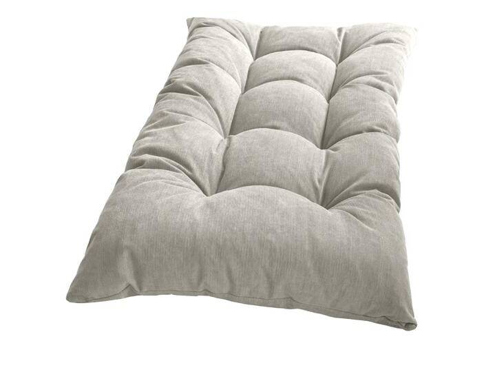 Chillkissen Yanni Feincord 2er-Pack - ca. 70 x 120 cm, Silber von Norma24