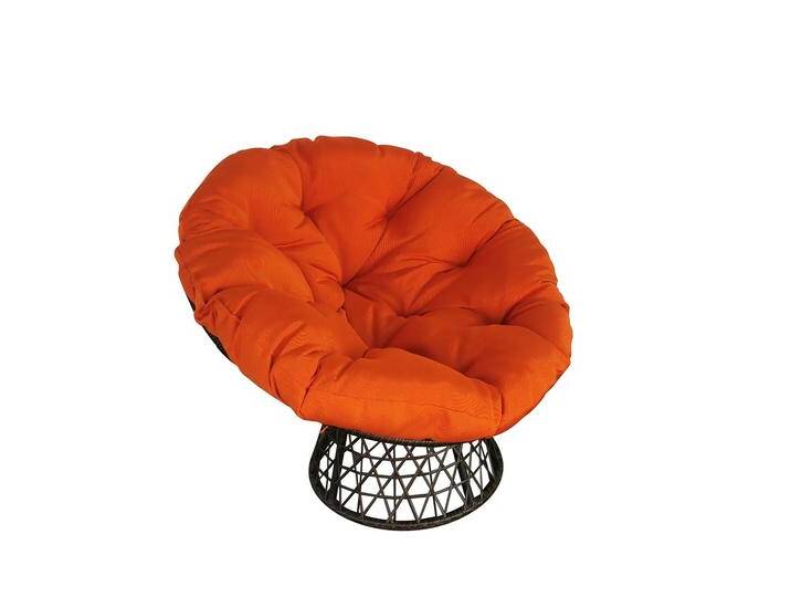 Happy Home Moon Chair Rattansessel Sitzsessel orange/rot von Norma24
