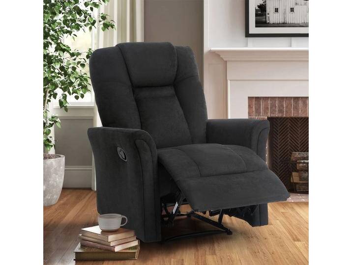 Happy Home gepolsteter & verstellbare Relaxsessel HWP55-DGR dunkelgrau von Norma24