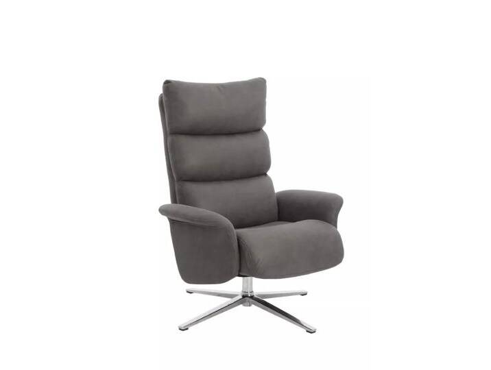 Happy Home moderner Relaxsessel mit Drehfunktion Bürosessel, grau von Norma24