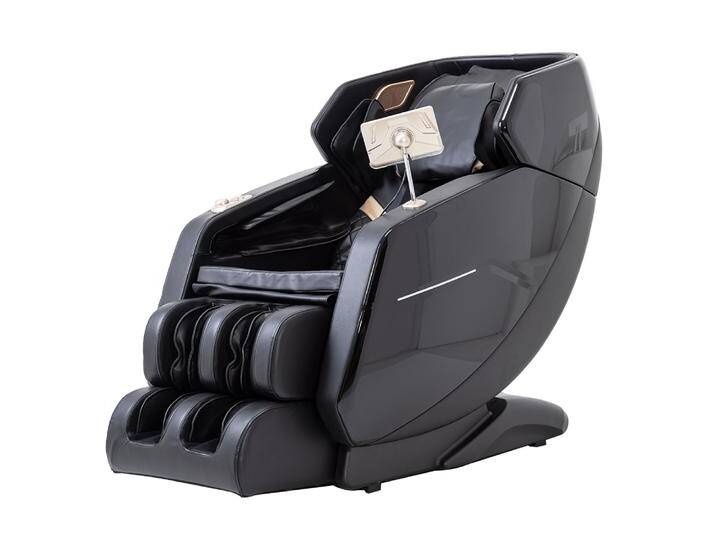 Massagesessel mit Heizfunktion, ca. 153 x 75 x 112 cm - Schwarz von Norma24