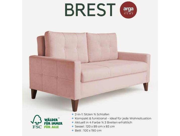 Moderner Bettsessel BREST mit integrierter Bettfunktion XL, ca. 89 x 160 x 83 cm Moderner Bettsessel BREST mit integrierter Bettfunktion XL, ca. 89 x 160 x 83 cm von Norma24