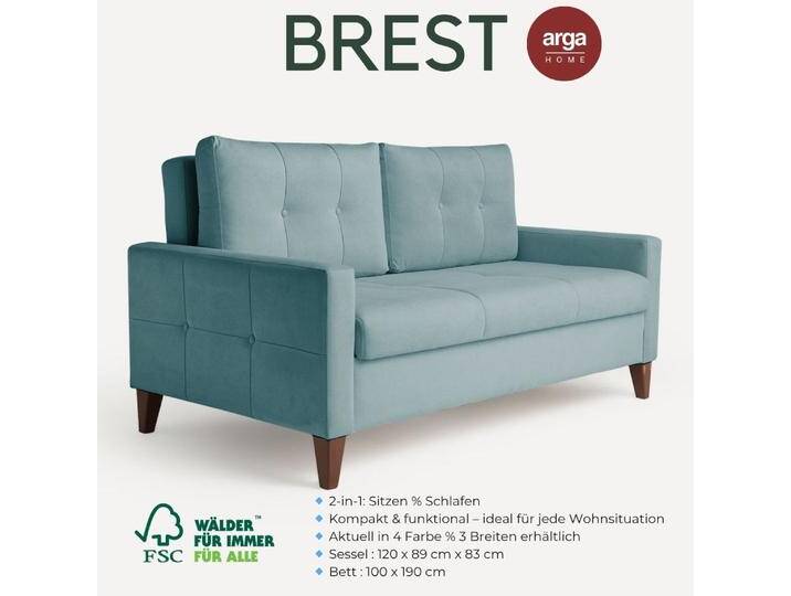 Moderner Bettsessel BREST mit integrierter Bettfunktion XL, ca. 89 x 160 x 83 cm Moderner Bettsessel BREST mit integrierter Bettfunktion XL, ca. 89 x 160 x 83 cm von Norma24