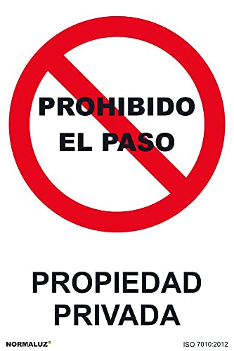 Archiv 2000 Schild "Verboten El Paso Privada EIGENTATA" Polypropylen 32 x 30 cm Archiv 2000 Schild "Verboten El Paso Privada EIGENTATA" Polypropylen 32 x 30 cm von Normaluz