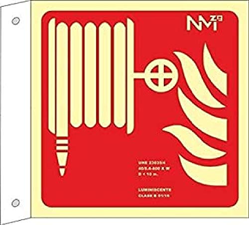 Normaluz A04708 – Flagge mit Flammenöffnung, Klasse A, PVC, 1 mm, 42 x 42 cm, mit CTE, RIPCI und geeignet für neue Gesetzgebungen von Normaluz