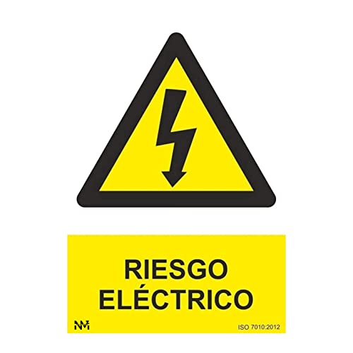 Normaluz RD30007 Elektrisches Risiko-Schild, PVC, Glaspack, 0,7 mm, 21 x 30 cm, Armadillo von Normaluz