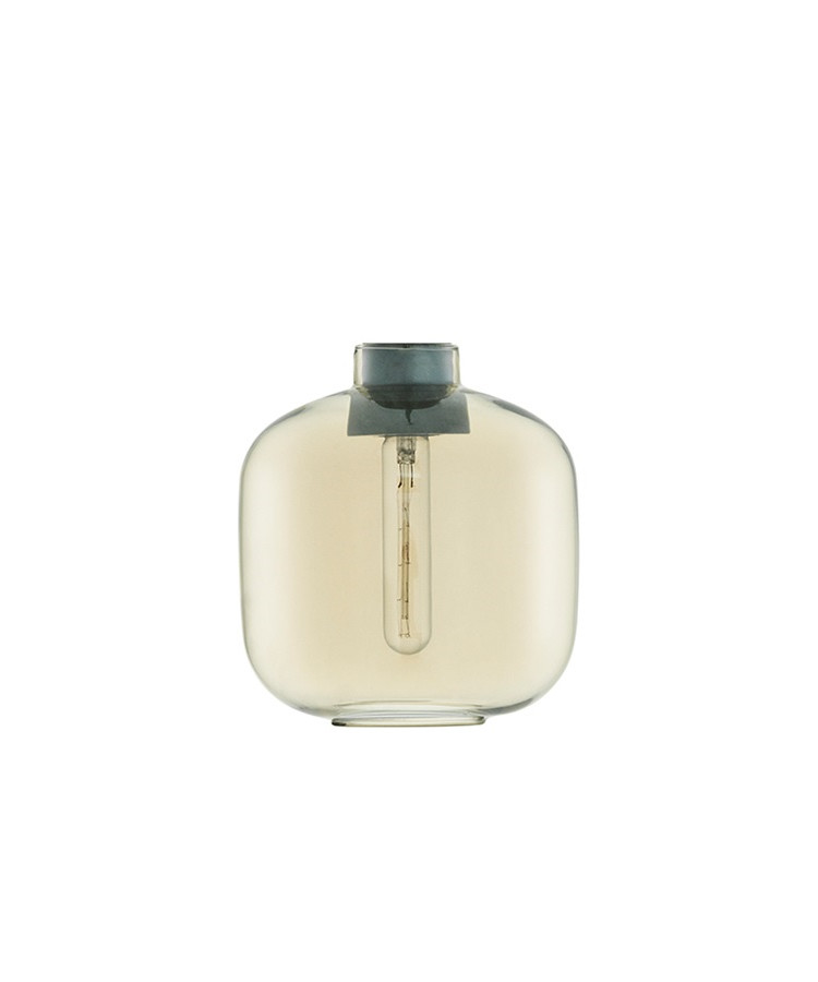 Normann Copenhagen - Amp Glas f/Small Pendelleuchte Gold von Normann Copenhagen