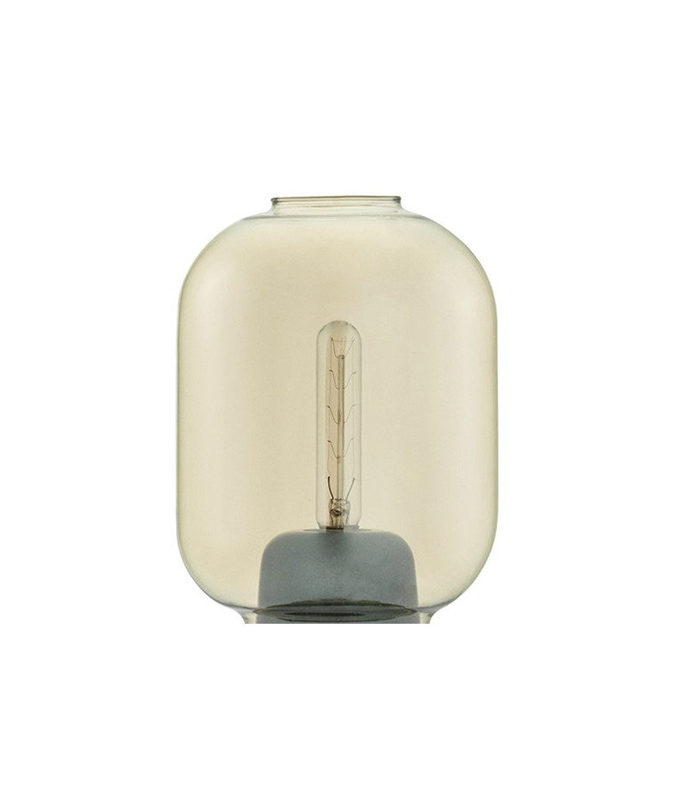 Normann Copenhagen - Amp Glas f/Tischleuchte Gold von Normann Copenhagen