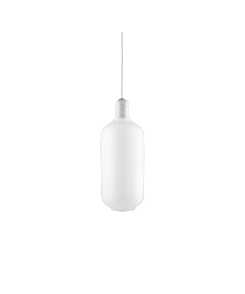 Normann Copenhagen - Amp Pendelleuchte Large Weiß/Weiß von Normann Copenhagen