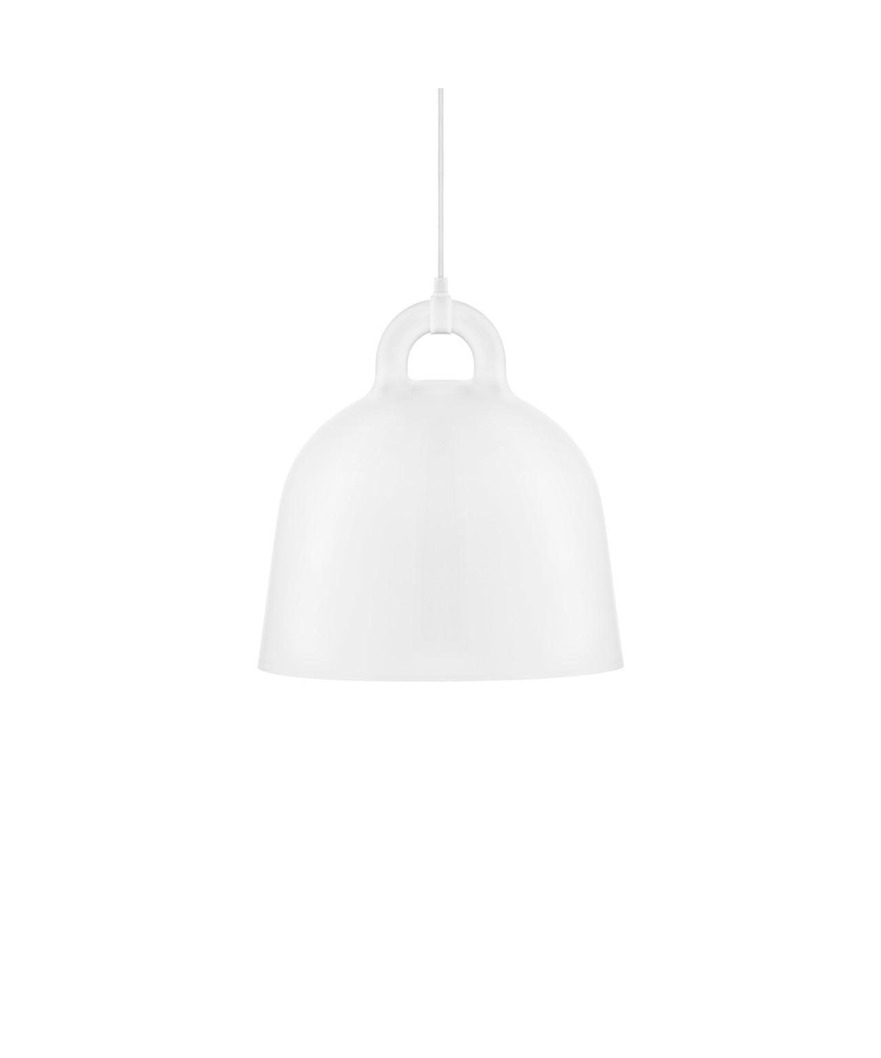 Normann Copenhagen - Bell Pendelleuchte Medium Weiß von Normann Copenhagen