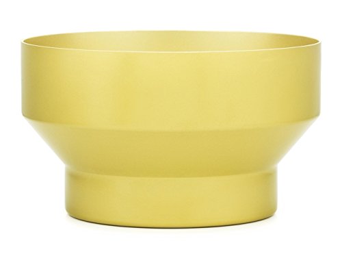 Norman Copenhagen Meta Deko Schale, Aluminium, Gold, H:14xØ:24cm von Normann Copenhagen