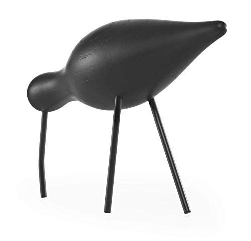 Normann Copenhagen 100171 Deko-Vogel, Holz, Schwarz, 22 x 6.5 x 14 cm, 1 Einheiten von Normann Copenhagen