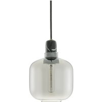 Normann Copenhagen - Amp Pendelleuchte small, smoke / schwarz von Normann Copenhagen