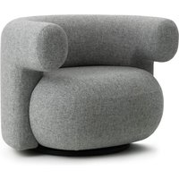 Normann Copenhagen - Burra Lounge Chair, grau (Hallingdal 0110) von Normann Copenhagen