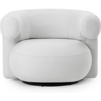 Normann Copenhagen - Burra Outdoor Lounge Chair mit Rückdrehfunktion, whisper (Savane J349) von Normann Copenhagen