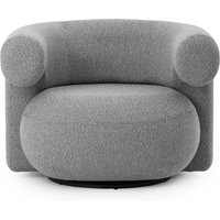 Normann Copenhagen - Burra Outdoor Lounge Chair mit Rückdrehfunktion, wolf (Wander J617) von Normann Copenhagen