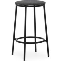 Normann Copenhagen - Circa Barhocker gepolstert, H 65 cm, schwarz von Normann Copenhagen