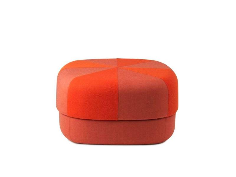 Normann Copenhagen - Circus Pouf Duo Large Orange von Normann Copenhagen