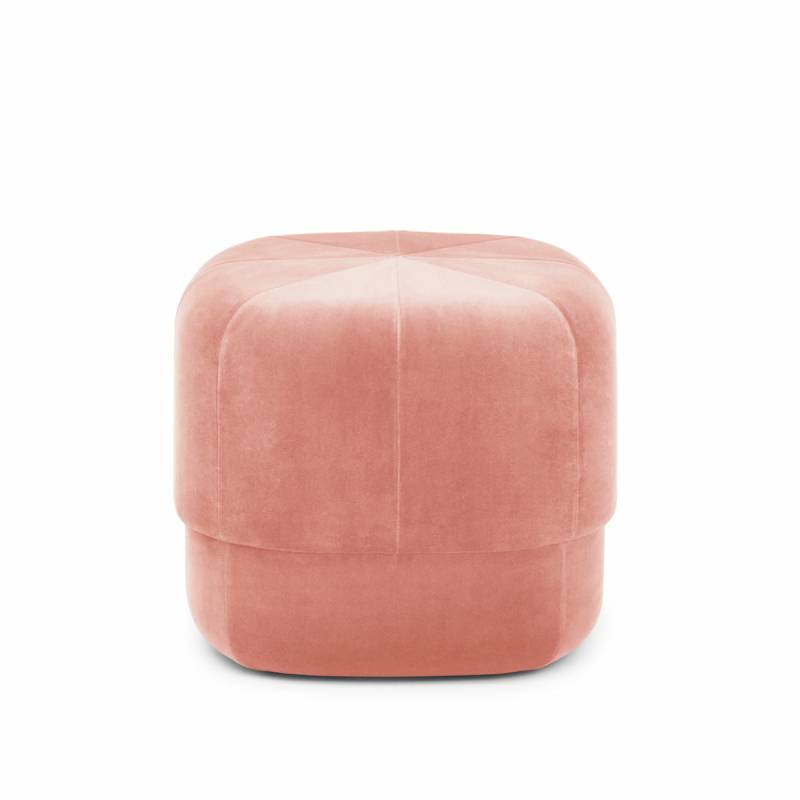 Normann Copenhagen Circus Pouf Hocker Polstermöbel Pouf Blush Velour B-Ware von Normann Copenhagen