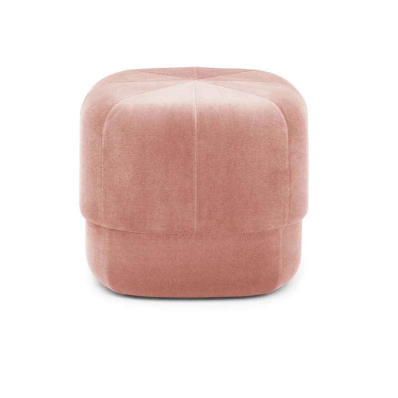 Normann Copenhagen Circus Pouf Hocker - Blush - 40x46x46 cm von Normann Copenhagen