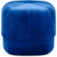 Normann Copenhagen - Circus Pouf klein, electric blau Velour von Normann Copenhagen
