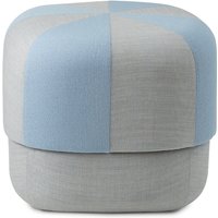 Normann Copenhagen - Circus Pouf klein duo, hellblau von Normann Copenhagen