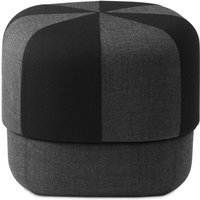 Normann Copenhagen - Circus Pouf klein duo, schwarz von Normann Copenhagen