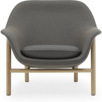 Normann Copenhagen - Drape Lounge Chair Low Eiche von Normann Copenhagen