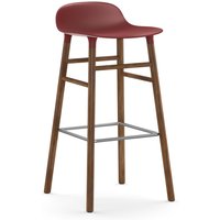Normann Copenhagen - Form Barstuhl mit Holzgestell und Metallverstrebung von Normann Copenhagen
