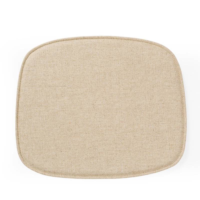 Normann Copenhagen - Form Sitzkissen - weiß/Camira Main Line Flax MLF20/LxB 46x39cm von Normann Copenhagen