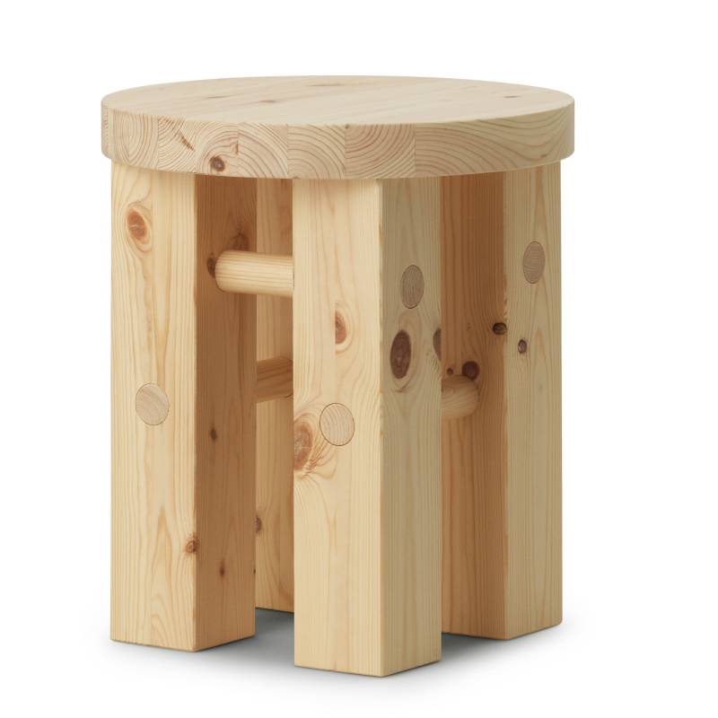 Normann Copenhagen - Fyr Hocker - kiefer/LxBxH 40x39,5x45cm von Normann Copenhagen