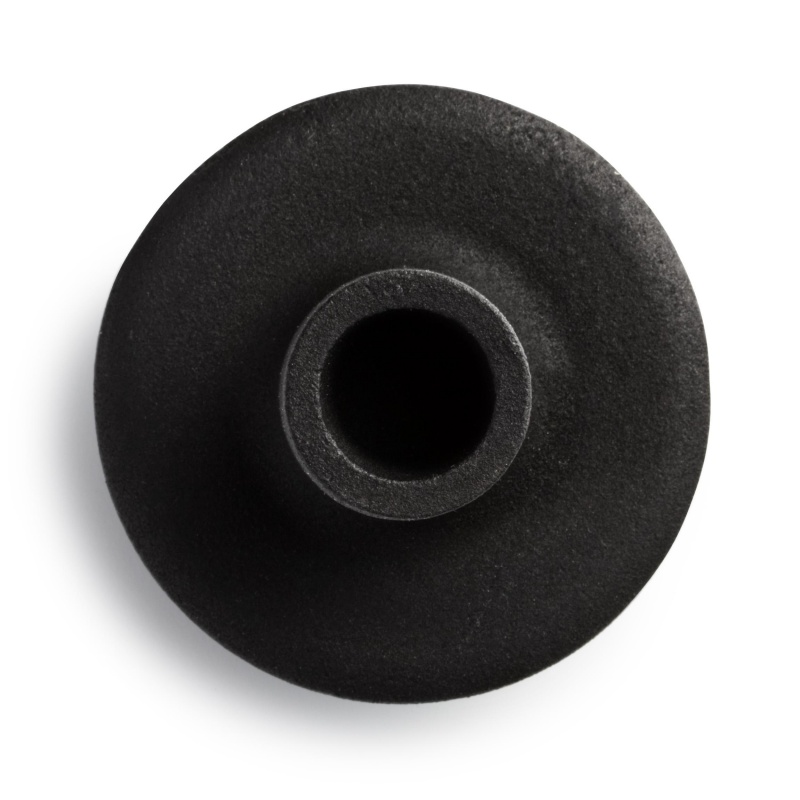 Normann Copenhagen - Heima Kerzenhalter 1 Kerze - schwarz/Ø 8cm/H: 6,5cm von Normann Copenhagen