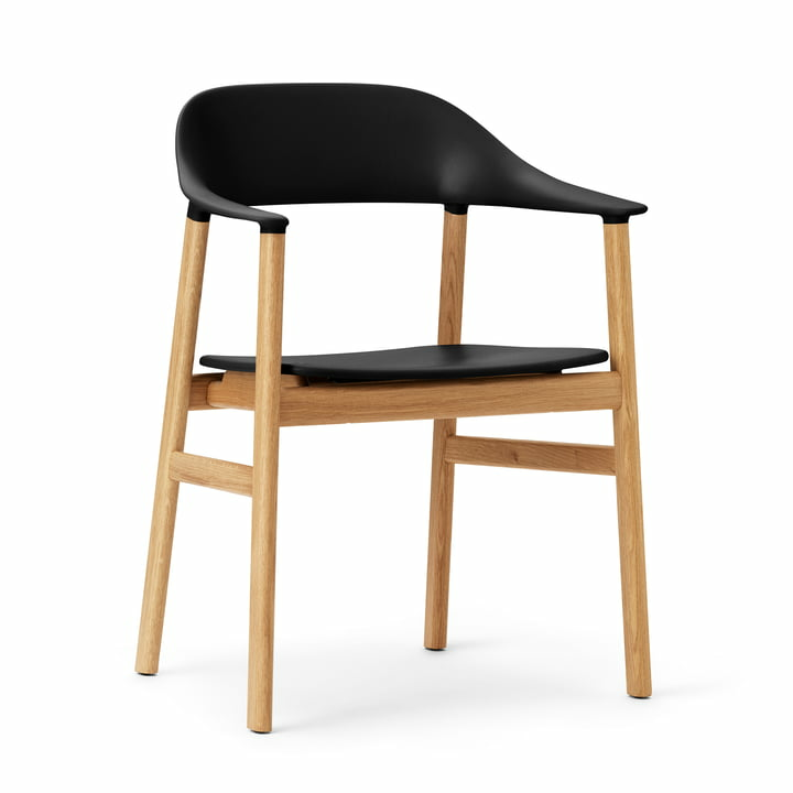 Normann Copenhagen Herit Armlehnstuhl Wohnzimmerstuhl Design Eiche Schwarz B-Ware von Normann Copenhagen