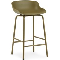 Normann Copenhagen - Hyg Barhocker, H 65 cm, olive von Normann Copenhagen