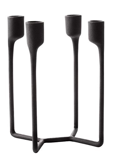Normann Copenhagen Kerzenständer, Schwarz, 20,4 x 14 x 13 cm von Normann Copenhagen