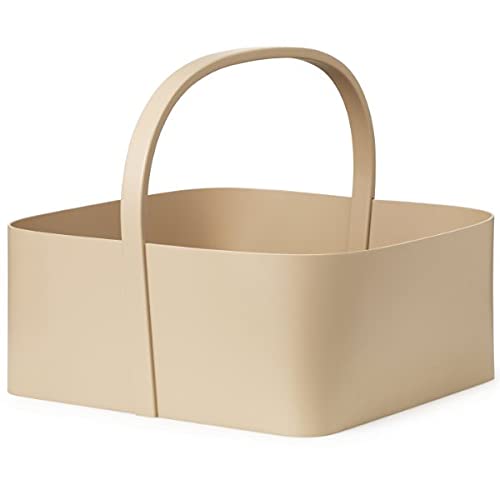 Normann Copenhagen - Korb, Aufbewahrungskorb - Shaker Basket - Sperrholz - sand - 45 x 45 cm von Normann Copenhagen