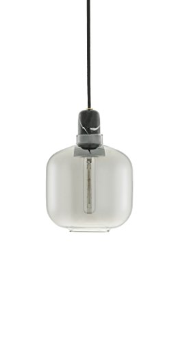 Normann Copenhagen Amp Lampe klein rauchschwarz Höhe 17 cm Pendelleuchte von Normann Copenhagen