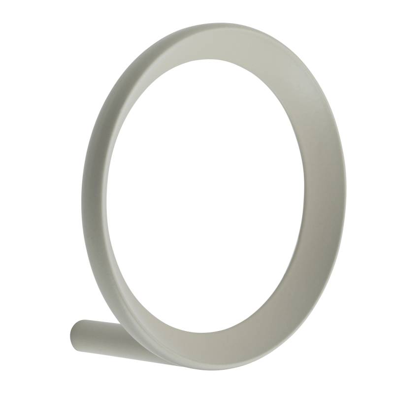 Normann Copenhagen - Loop Wandhaken L - warmes grau/pulverbeschichtet/Ø 9,4cm von Normann Copenhagen