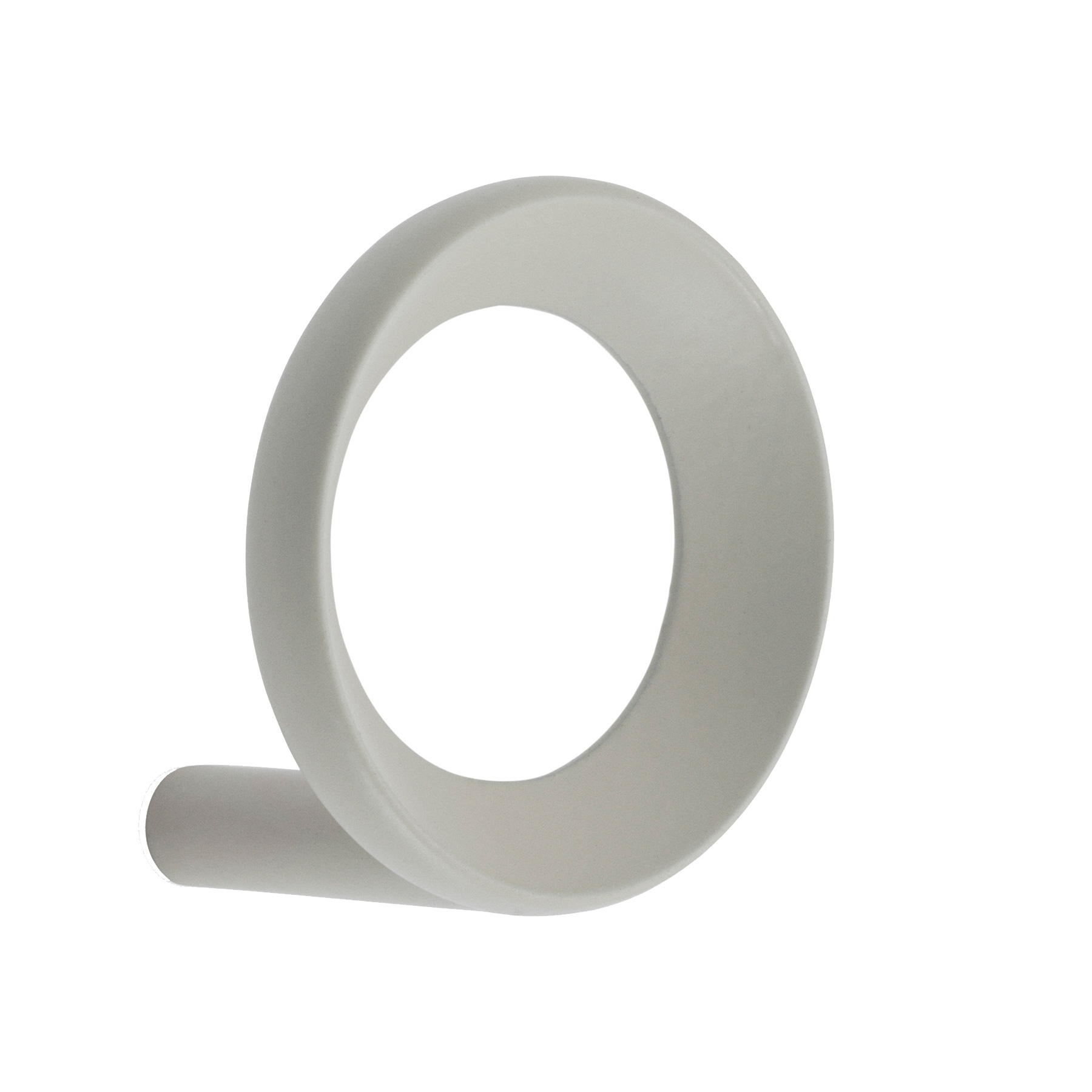 Normann Copenhagen - Loop Wandhaken S - warmes grau/pulverbeschichtet/Ø 4,4cm von Normann Copenhagen