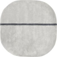 Normann Copenhagen - Oona Teppich, 140 x 140 cm, grau von Normann Copenhagen