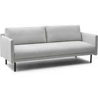 Normann Copenhagen - Rar 3-Sitzer Sofa, schwarz / Venezia off-white von Normann Copenhagen