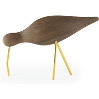 Normann Copenhagen - Shorebird large, Walnuss / Messing von Normann Copenhagen